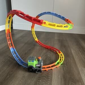 Little Tikes Tumble Train Learn & Play W/ Lights Sound - only goes backwards